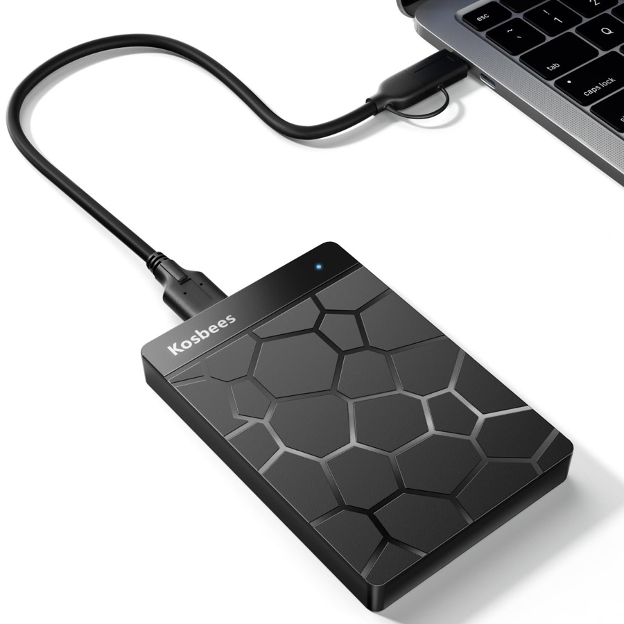 500 GB External Hard Drives,Portable Hard Drive for Windows,Ultra Slim External HDD Store Compatible with PC, MAC,Laptop,PS4, Xbox one, Xbox 360;Plug and Play Ready
